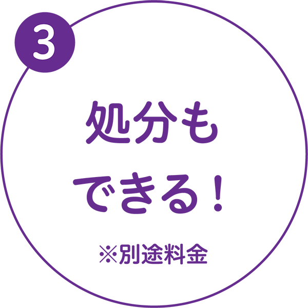 写真整理サービス「おくってフォトブック」はココが違う! 3 写真の処分ができる(別途料金がかかります)
