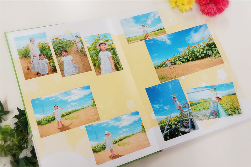 完成したフォトブック