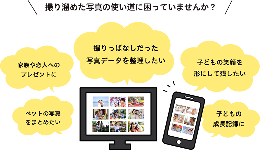 撮りためた写真の使い道に困っていませんか?
